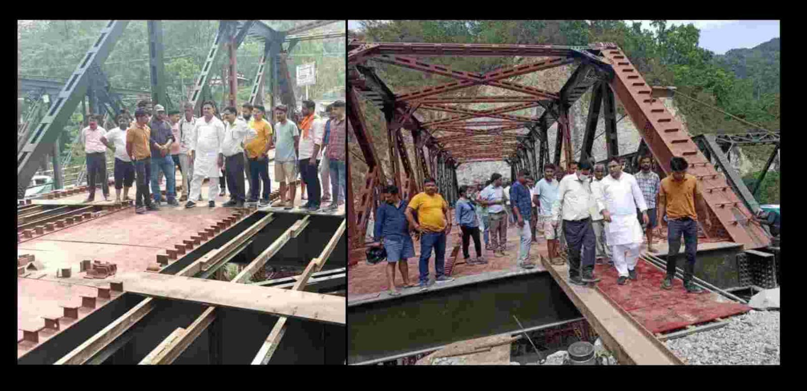 Uttarakhand news: PWD Chief AYAJ AHAMAD in Kumaon, Ranibag bridge construction work should be ready till July, ranibag bridge construction work