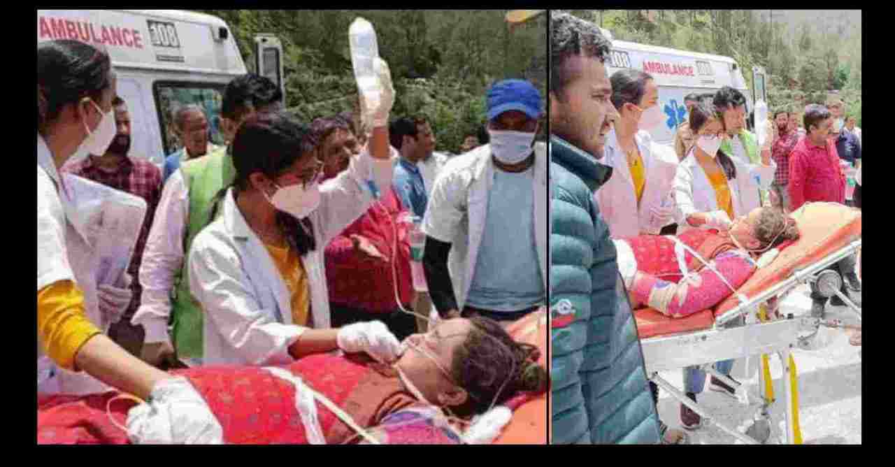 Uttarakhand: Debris came from the hill during road cutting, 5 women buried one dead in uttarakashi
