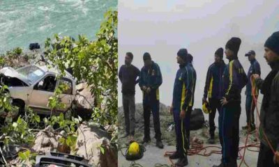 Uttarakhand news: Road accident in Badrinath Highway, woman constable also in the car fell in deep gorge.