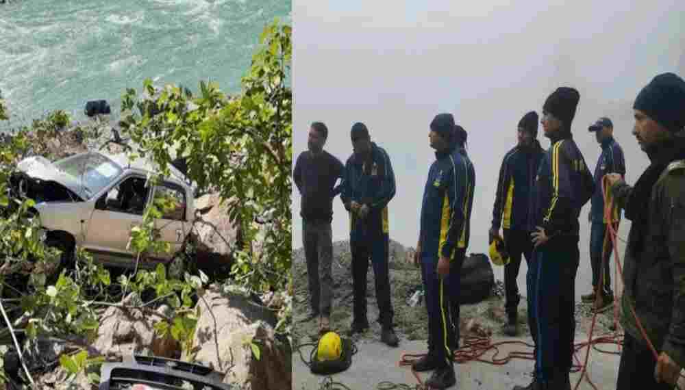 Uttarakhand news: Road accident in Badrinath Highway, woman constable also in the car fell in deep gorge.