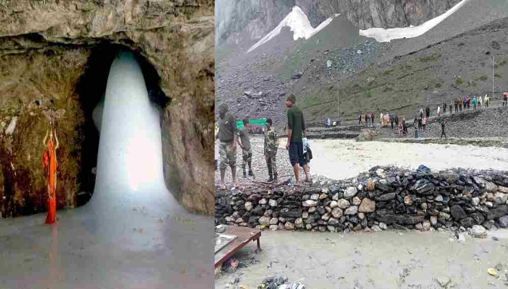 Amarnath Yatra: Heavy destruction due to cloudburst near cave, 13 bodies recovered in Jammu Kashmir.