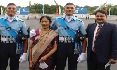 Uttarakhand news: Deepak parihar of Bageshwar district became an officer in Indian AirForce.