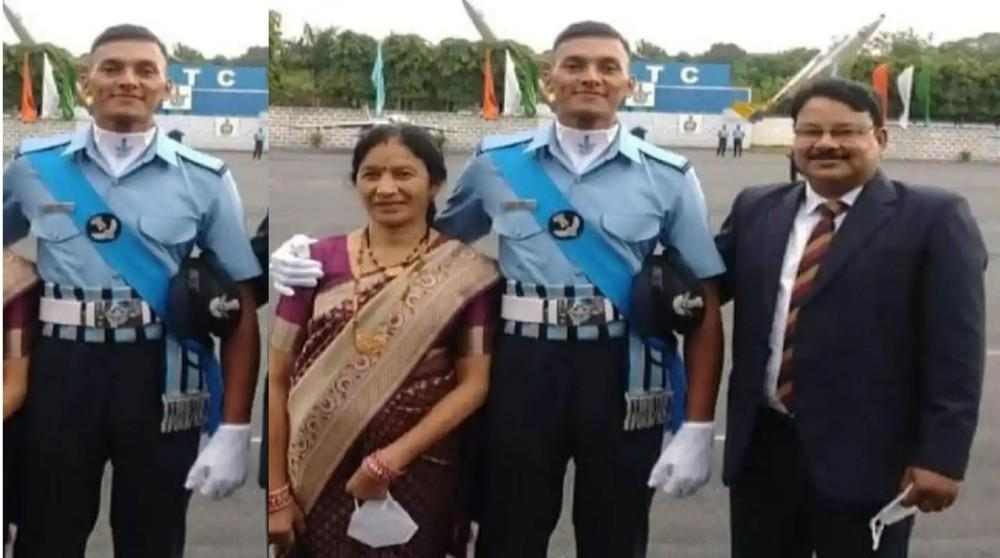 Uttarakhand news: Deepak parihar of Bageshwar district became an officer in Indian AirForce.