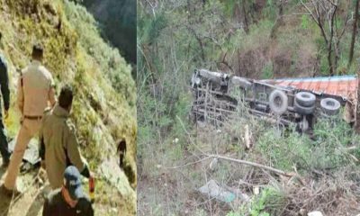 Uttarakhand news: road accident in tehri garhwal, truck fell into a deep ditch, two people died on the spot. Tehri Garhwal truck accident