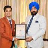 Uttarakhand news: Art teacher Rajesh Chandra awarded by Governor Lt Gen Gurmeet Singh.