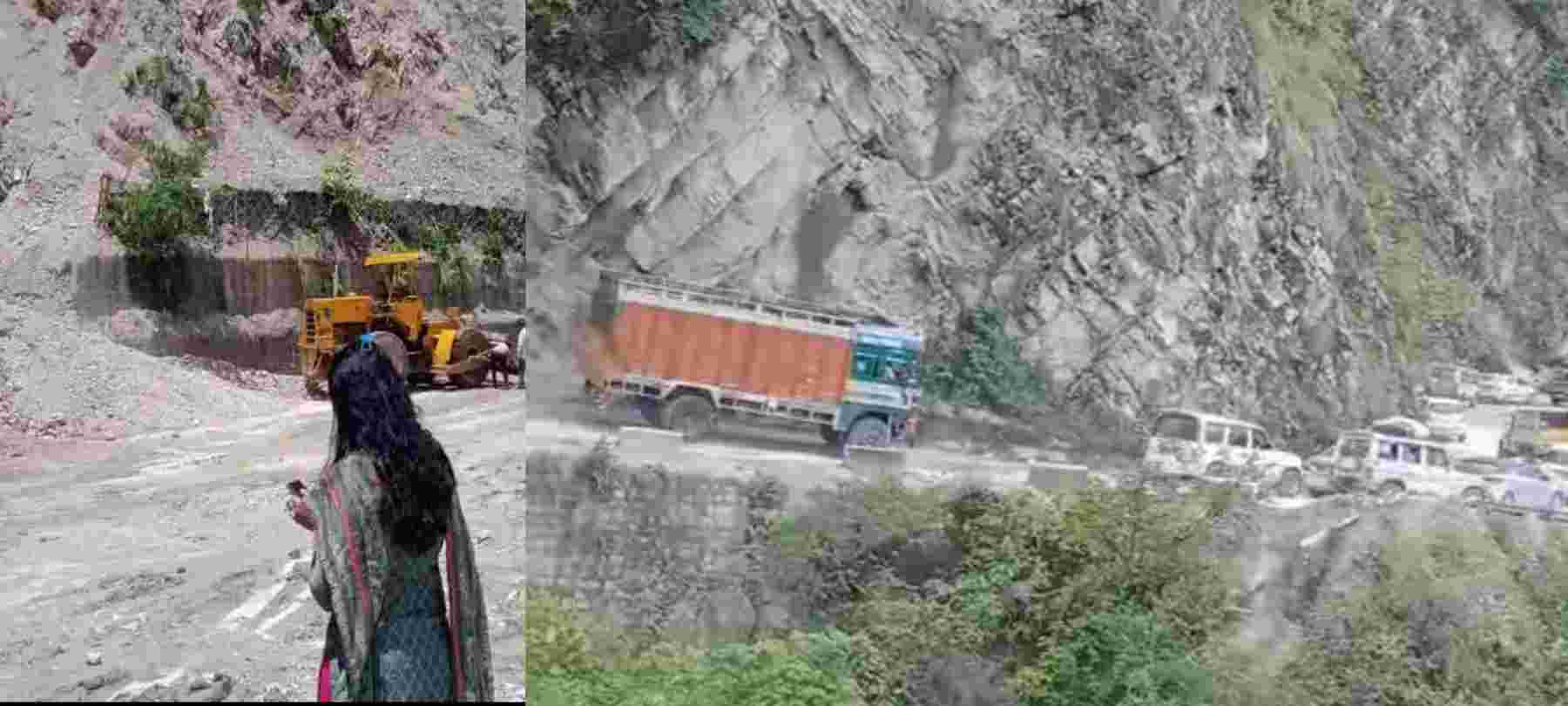 Rudraprayag: Badrinath sirobaghad Highway opened after full 36 hours, traffic became smooth