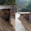Uttarakhand news: In Chamoli nandprayag the road was blocked due to heavy rains, watch video