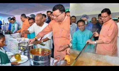 Uttarakhand:Minister Dhami inaugurated the biggest kitchen of Uttarakhand in Suddhowala