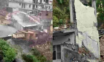 Uttarakhand news: house collapsed in Dharchula Pithoragarh due to landslide