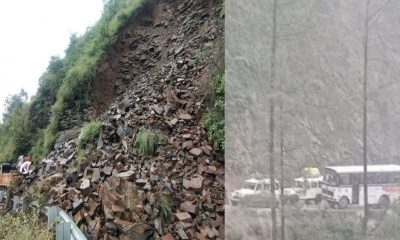 Uttarakhand news: Heavy rain continues, tanakpur Pithoragarh national highway closed due to landslide.