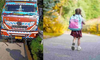 Uttarakhand news: truck crushed school girl Soni bajetha almora lamgara Shaharfatak