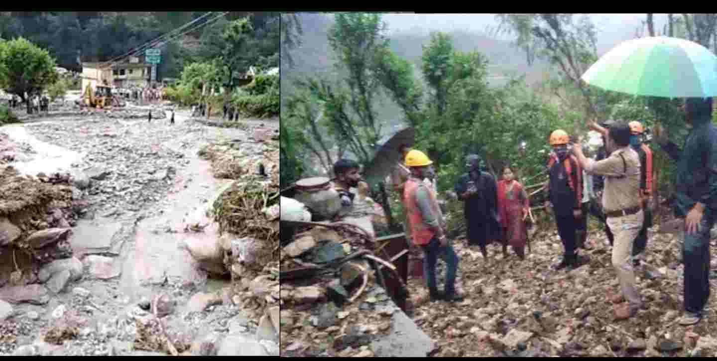 Uttarakhand news:Cloud burst again in Tehri Ghansali, farmers suffered heavy losses in farming