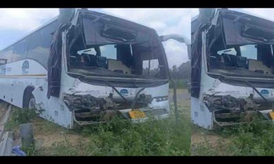 Dehradun Delhi Roadways Bus accident at muzaffarnagar five passengers injured