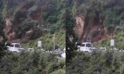 Uttarakhand news: landslide in Rudraprayag Kedarnath National Highway, watch video.