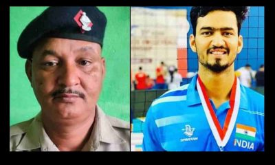 Uttarakhand news: Father posted in police, son Harshit giri won a silver medal in Iran on volleyball .