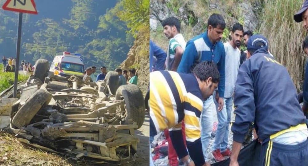 Uttarakhand news: road accident in tehri garhwal, Scorpio fell into a deep gorge, two people died. Tehri Road Accident