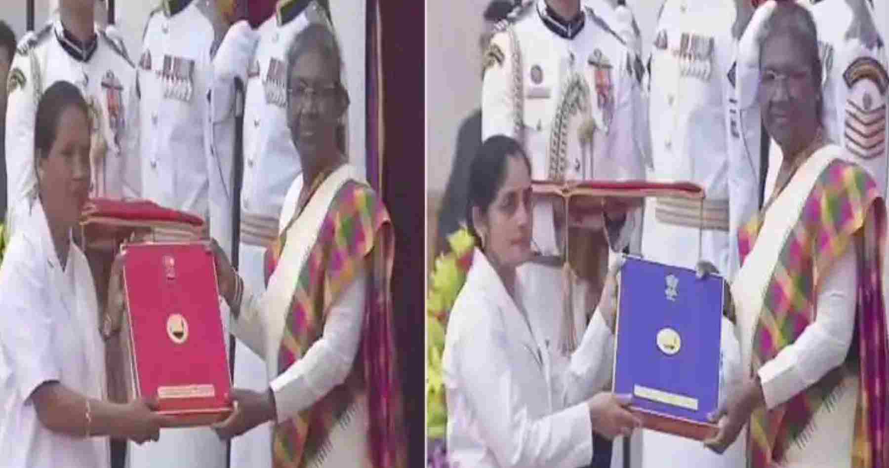 Uttarakhand: President honored two nurse Shashikala Pandey and Ganga Joshi to National Florence Nightingale Award. Uttarakhand Nurse Award