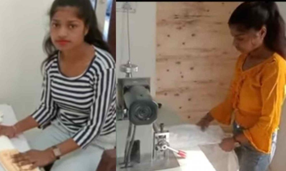 Uttarakhand news: 12th class student Princi Verma of dehradun started self-employment of sanitary pads. sanitary pads uttarakhand self-employment