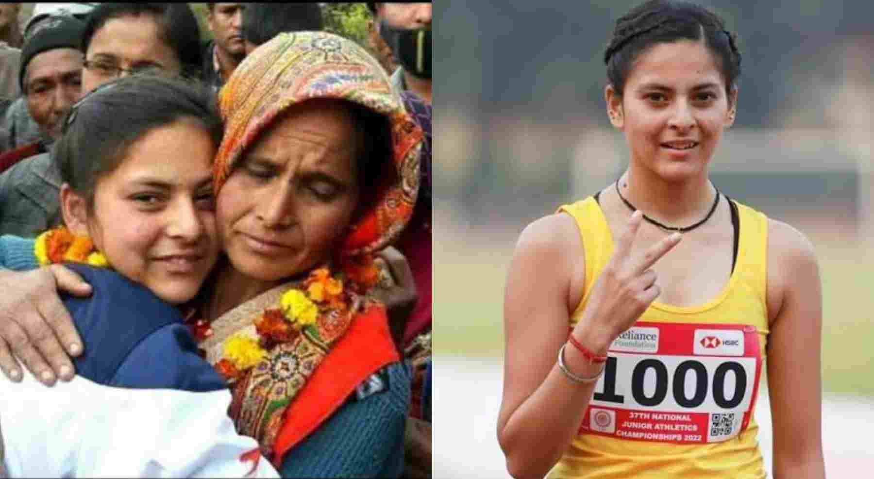 Uttarakhand news: Mansi Negi of chamoli Biography, who won gold medal in national junior athletics championship. Uttarakhand Mansi Negi Biography