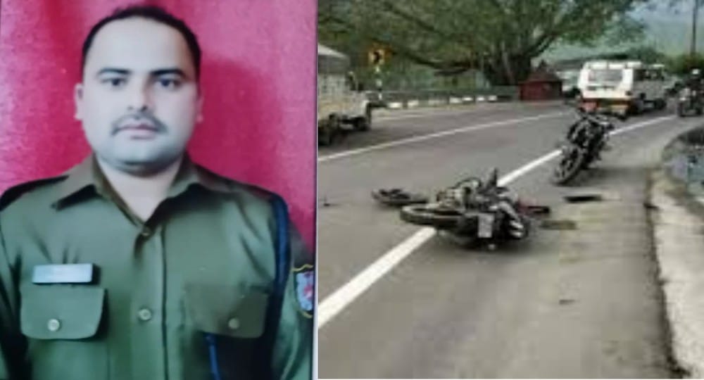 Uttarakhand news: ITBP jawan Harish Bisht of Pithoragarh, who came haldwani died in bike accident. ITBP jawan Harish Bisht