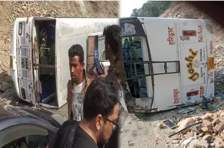 Uttarakhand news: Bus accident in rishikesh badrinath highway. rishikesh badrinath highway accident latest news