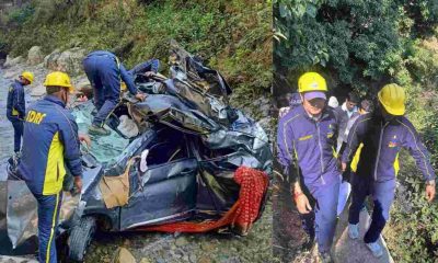 Uttarakhand news: Four including groom's father, sister died in Almora marriage car accident. Almora marriage car accident