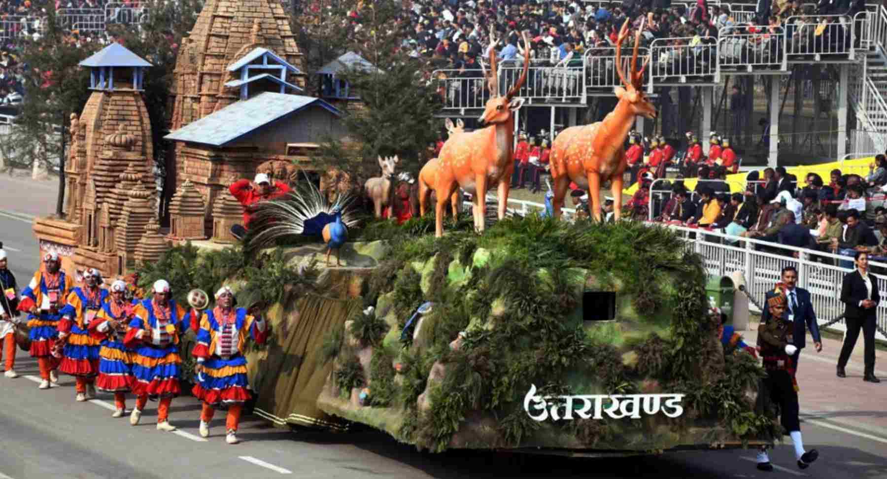 Uttarakhand jhanki 2023 on republic day 26th January at new Delhi uttarakhand jhanki 2023 republic day devbhoomidarshan news portal