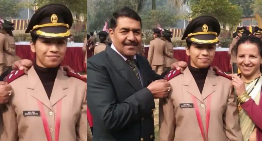 Uttarakhand news: Bhawana mehra of Almora became a lieutenant in the Indian army, father is a retired subedar. lieutenant Bhawana mehra Uttarakhand