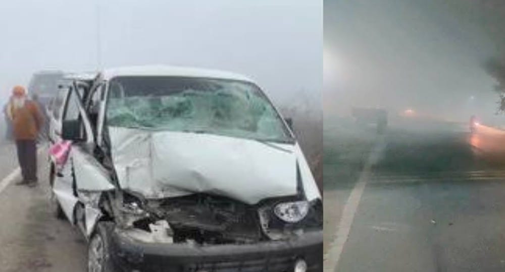 Uttarakhand news: Vehicle going to rishikesh AIIMS, crashed an road accident, due to fog. 2 died. Rishikesh road accident