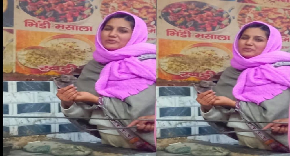 Uttarakhand news: Sapna Chowdhary reached in Haridwar, rotis being baked on the stove.