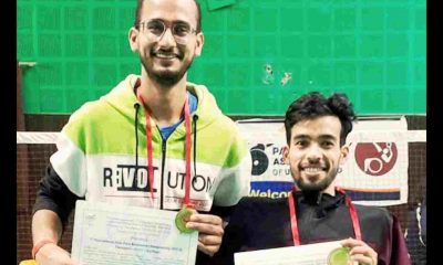 Uttarakhand news: Gaurav Nayal and Rohit Karki of nainital selected for National Badminton Championship 2023. National badminton competition 2023