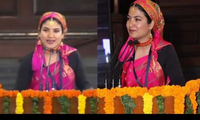 Uttarakhand news: Divya Negi of tehri garhwa who is representing Uttarakhand in a bold manner in the youth Parliament.