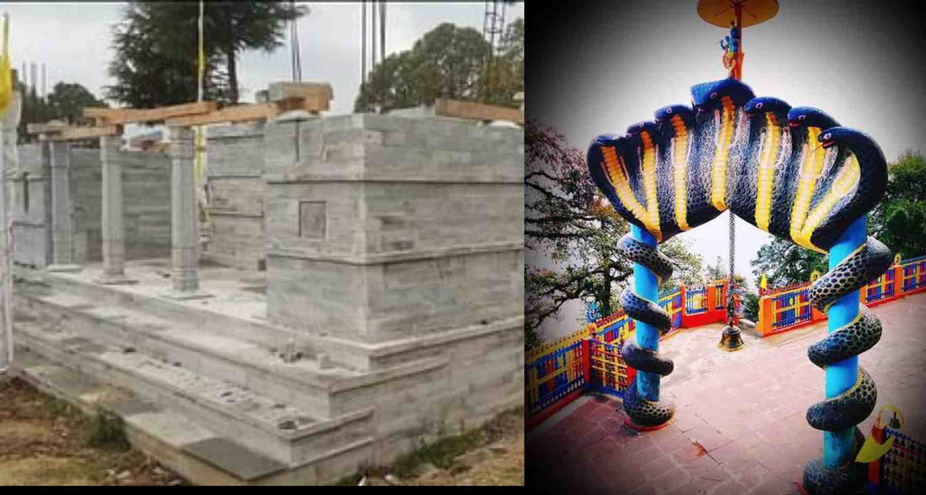 Uttarakhand news: Danda Nagaraja temple uttarakashi made of urad dal instead of cement.
