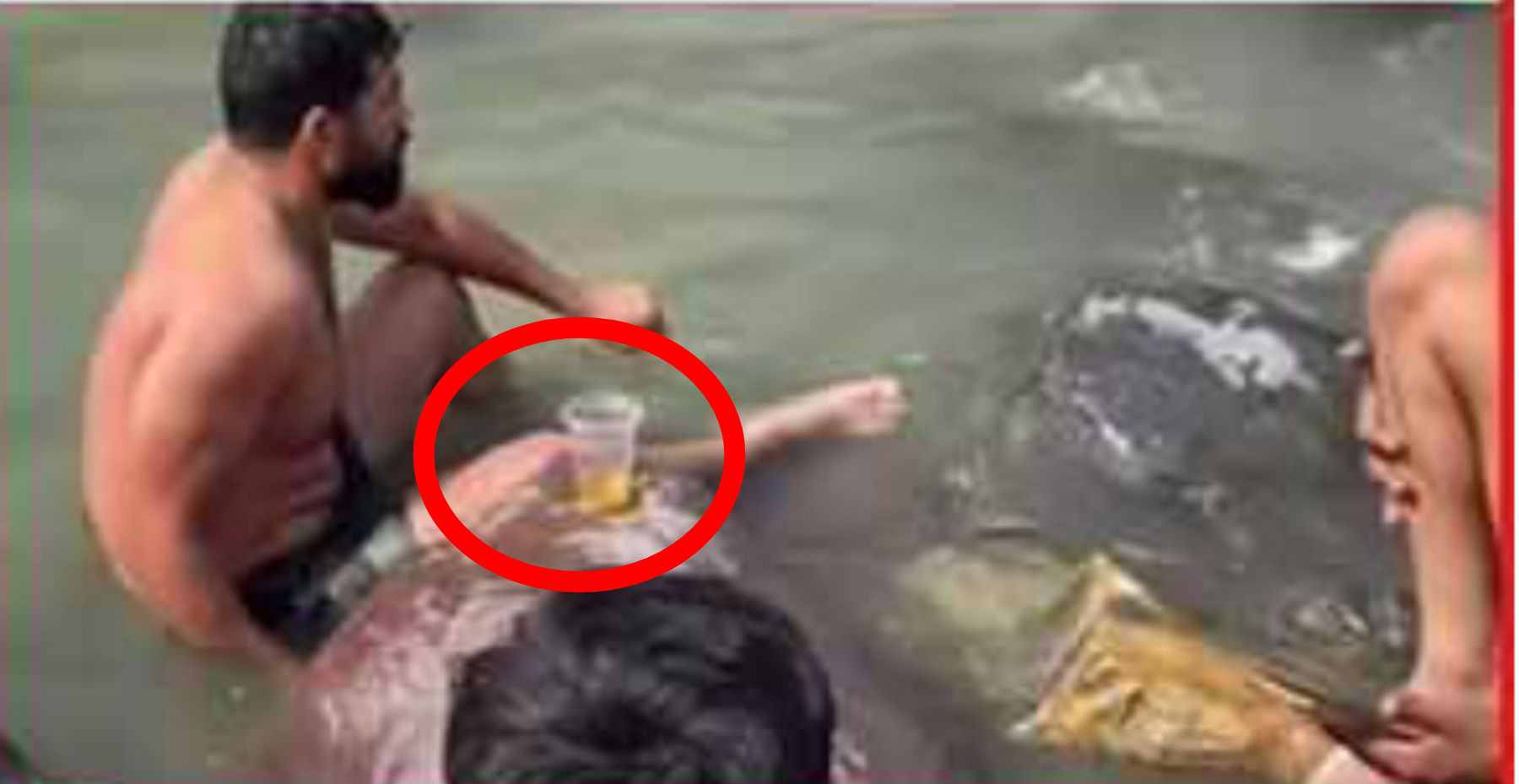 Uttarakhand news: Tourists are creating ruckus on the banks of Maa Ganga in Rishikesh by drinking wine alcohol. Video