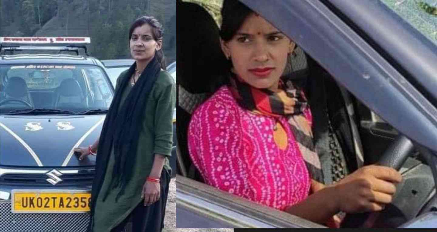 Uttarakhand news: Mamta Joshi of Bageshwar became the second female taxi driver of kumaon. Mamta Joshi taxi driver.