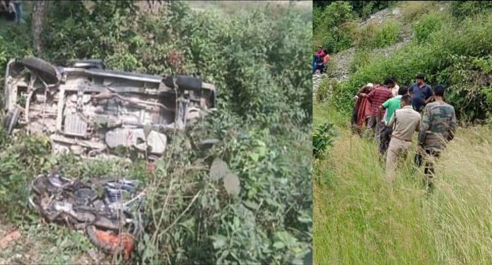 Uttarakhand news: Tragic road accident in chamoli, Bolero going to wedding fell into deep gorge, 5 missing.