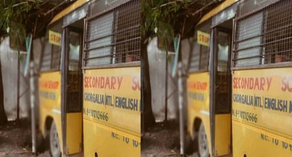 Uttarakhand: Uncontrolled school bus enters shop in chorgaliya nainital accident, 20 children were on board. Nainital school bus Accident.