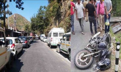 Uttarakhand news: bhowali road accident garam pani Nainital Manish Singh bankoti died