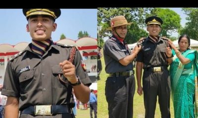 Uttarakhand: Pankaj badeti of kapkot Bageshwar became a lieutenant in army, passing out from IMA Dehradun. ima passing out parade 2023