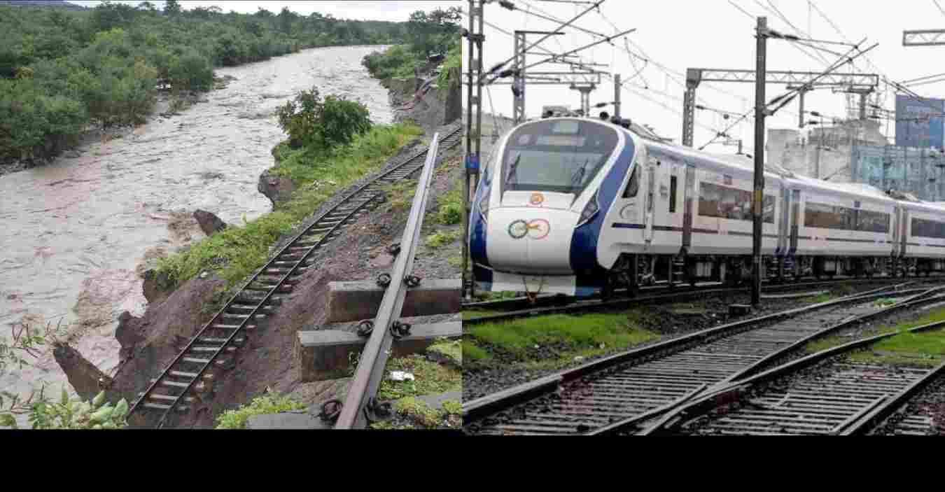 Uttarakhand news: Broken rail line in Kathgodam blocked the way of Vande Bharat Express. Kathgodam Vande bharat express.