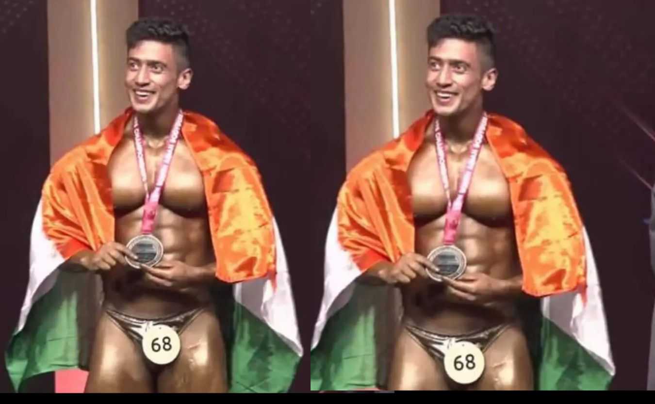 Uttarakhand news: Shubham Mehra of Almora won silver medal in bodybuilding championship