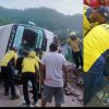 Uttarakhand news: SDRF team carried out rescue operation after bus accident in badrinath road highway. Badrinath Road accident