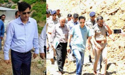 Uttarakhand: kumaon commissioner IAS Deepak Rawat audit in hairakhan kathgodam motor road nainital. IAS Deepak Rawat Audit