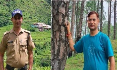 Uttarakhand news: Police head constable Chaman Singh Tomar died after being hit by a boulder landslide. Chaman Tomar uttarakhand police