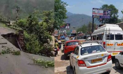 Uttarakhand News: Traffic on the Dehradun-Delhi highway came to a standstill after the landslide. Watch the video.