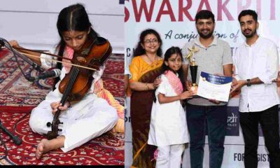 Uttarakhand news: Swastika Joshi of haldwani got first place in classical musical instrument junior class competition.