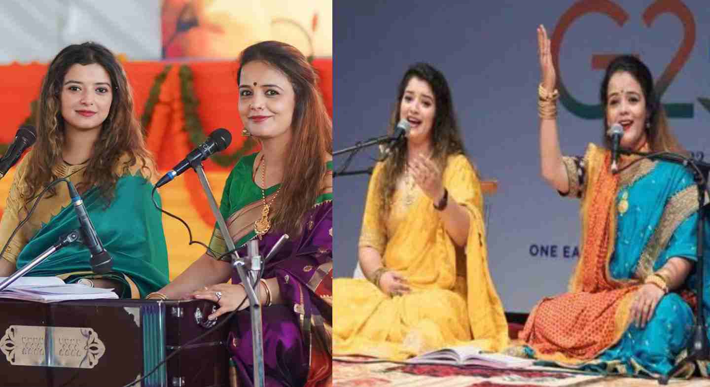 Uttarakhand: Jyoti neerja Upreti sisters who captivated the gathering with their Pahari melodious song at G20. G20 Upreti sister uttarakhand