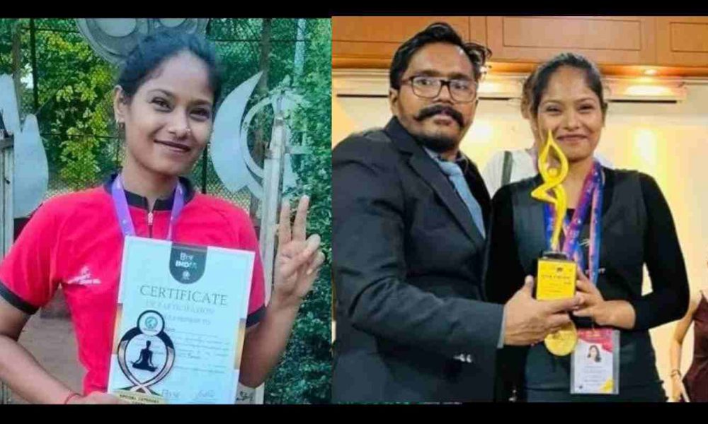 Uttarakhand news:Diksha agrawal of haldwani won gold medal in yoga competition in Thailand