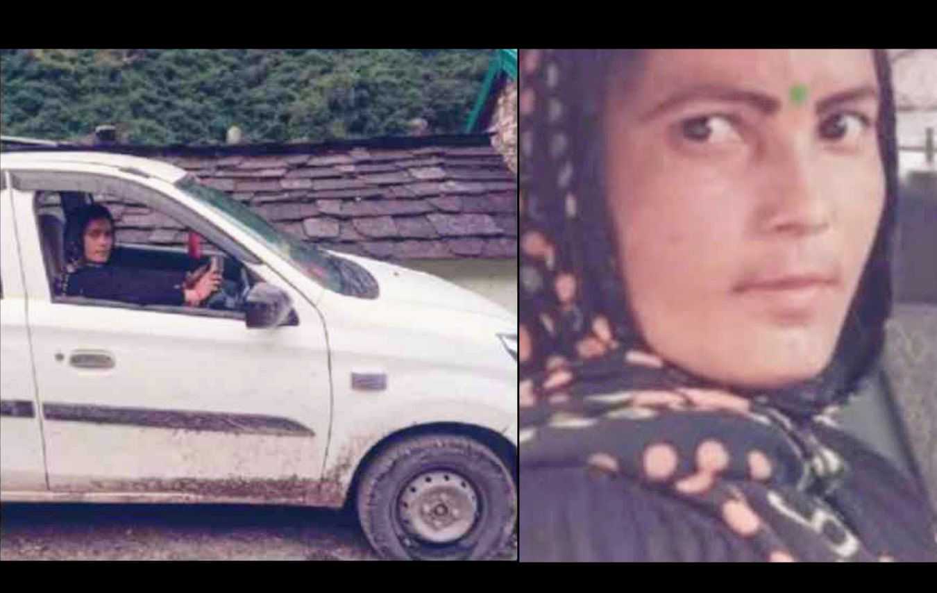 Uttarakhand news: Beena devi became the first female taxi driver of Chamoli district. chamoli beena female first taxi driver