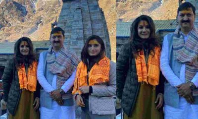 Raveena Tandon kedarnath Dham uttarakhand visit